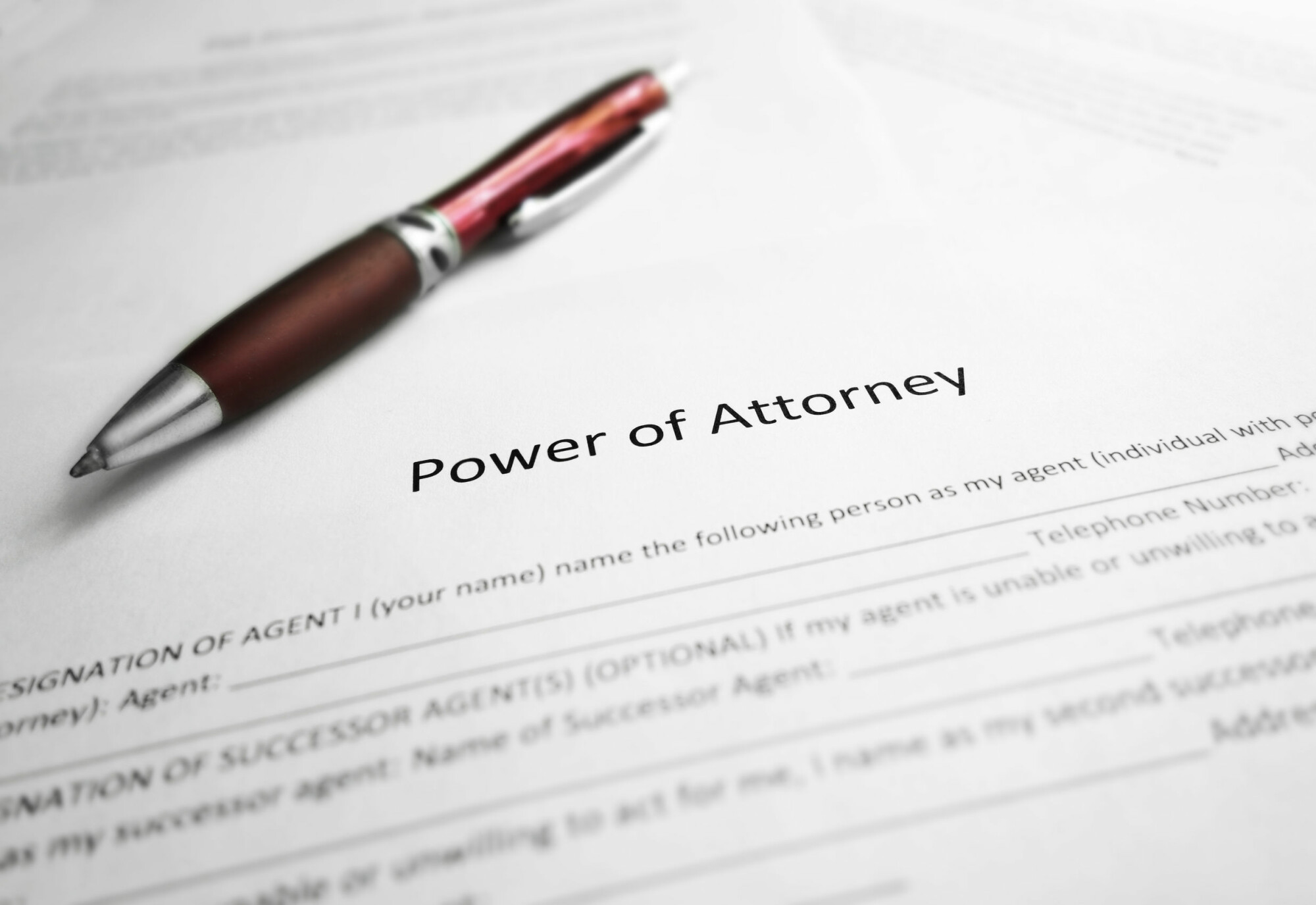 Powers of Attorney document