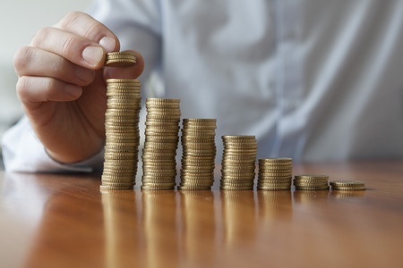 Stack of coins